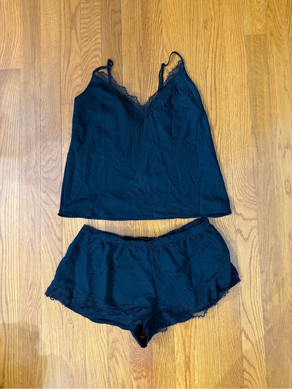Victoria secret sexy black sleep set